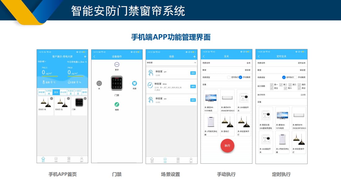 校園智能安防門(mén)禁系統(tǒng)手機(jī)界面